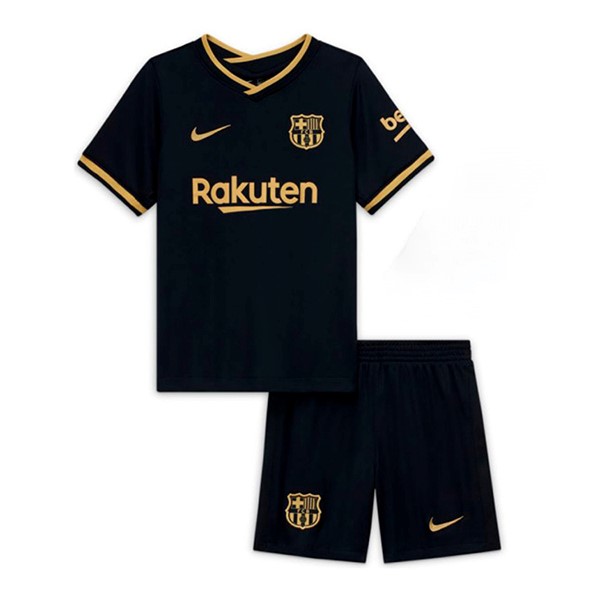 Camiseta Barcelona 2ª Kit Niños 2020 2021 Negro